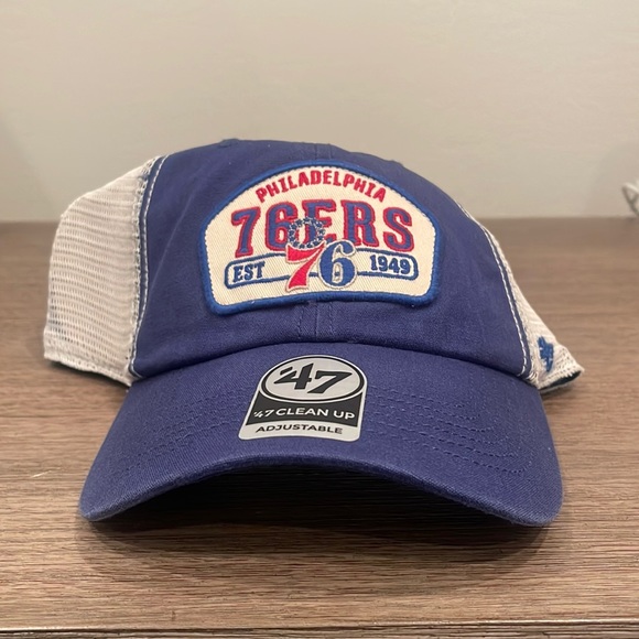 Brand New Philadelphia 76ers Baseball Hat 🧢 💙❤️🏀 - Picture 1 of 4